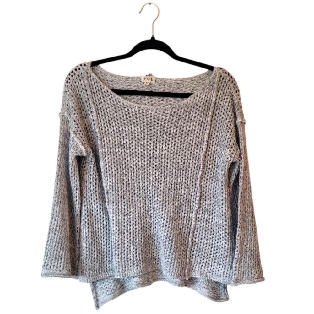 POL Gray Knit Sweater